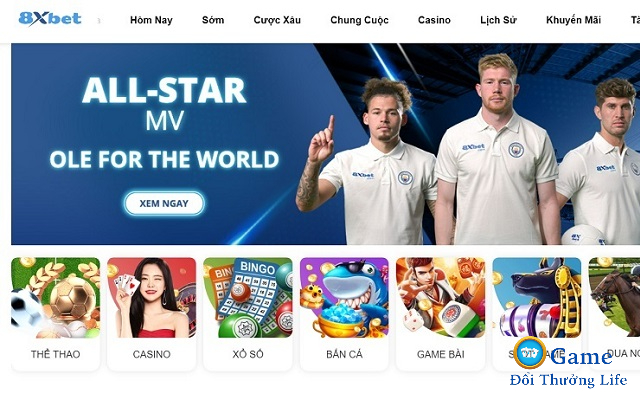 Cá cược thể thao đông đúc người chơi tại 8xBet