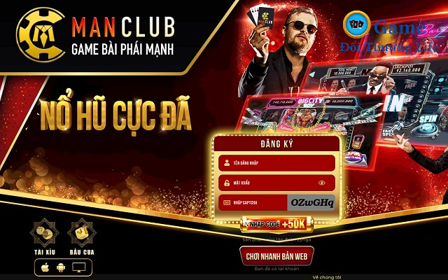 Manclub - Cổng game bài phái mạnh uy tín