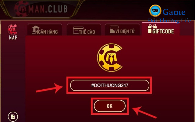 Tặng Giftcode Manclub 50K khởi nghiệp miễn phí