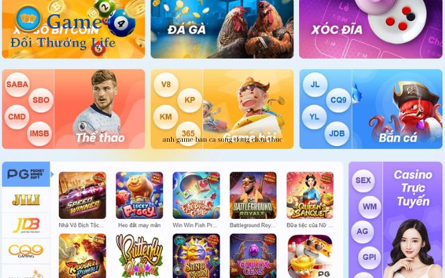 Sảnh game bắn cá sống động, chân thực với cơ hội thắng cực lớn