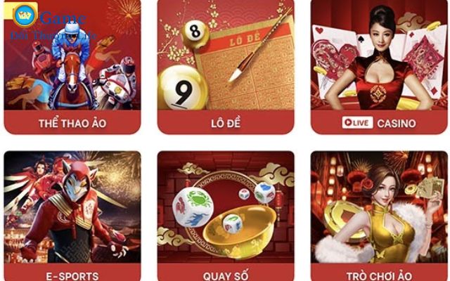 Sảnh game red88 đa dạng