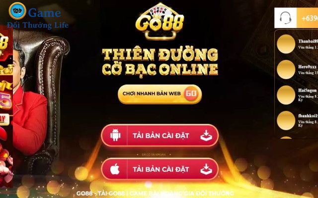 Tải app Go88 trên điện thoại di động