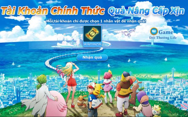 Nhận quà cực xin khi nâng cấp tài khoản thú cưng truyền kỳ