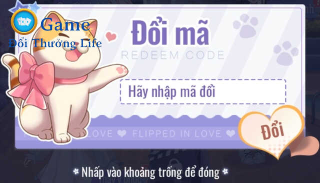 Nhập chính xác mã code Ngôi Sao Lấp Lánh vào khung